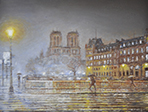 Notre Dame, 2020, Öl auf Leinwand, 30 x 40 cm