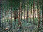 Wald bei Wertingen, 2013, Öl auf Leinwand, 90 x 120 cm