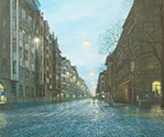 Calle del Puerto, 2014, Öl auf Leinwand, 100 x 120 cm