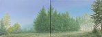 Brandenbergweg, 2022, Öl auf Leinwand, 30 x 80 cm