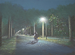 Celso Martínez Naves - Avenida, 2025, Öl auf Leinwand, 30 x 40 cm Celso Martínez Naves - Avenida, 2025, Öl auf Leinwand, 30 x 40 cm