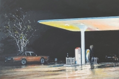 Gasolinera, 2019, Öl auf Leinwand, 30 x 40 cm, 850,- mit Rh.