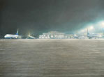 Aeropuerto (Cryanair), 2010, Öl auf Lw. 160 x 200 cm