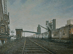 Hafen 1, 2010, Öl auf Leinwand, 30 x 40 cm