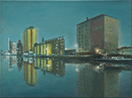 Hafen 8, 2010, Öl auf Leinwand, 30 x 40 cm