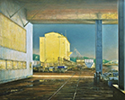 Silo, 2010, Öl auf Leinwand, 160 x 200 cm