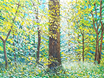 Sternwald 4, 2022, Öl auf Leinwand 30 x 40 cm