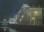 Nationaltheater (Národni divadlo), 2004, Öl auf Lw. 130 x 150 cm