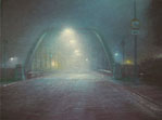 Kaiserstuhlbrücke (Freiburg), 2005, Öl auf Lw. 30 x 40 cm