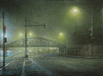 Bismarckallee, 2009, Öl auf Lw. 30 x 40 cm