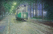 Tram 9, 2014, Öl auf Leinwand, 40 x 60 cm 