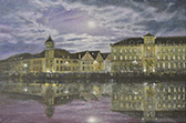 Schwäbisch Hall 1, 2015, Öl auf Leinwand, 40 x 60 cm