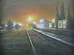 Estación 3, 2017, Öl auf Leinwand, 30 x 40 cm