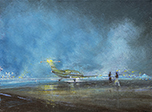 Ranón 1, 2023, Öl auf Leinwand, 30 x 40 cm
