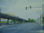 Schönhauser Allee (Berlin), 2007, Öl auf Lw. 30 x 40 cm