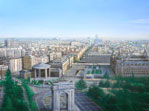 Moncloa (Madrid), 2009, Öl auf Lw. 160 x 200 cm