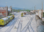 Güterbahnhof, 2019, Öl auf Leinwand, 30 x 40 cm