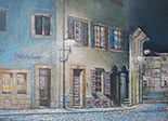 Herrenstraße 2, 2021, Öl auf Leinwand, 30 x 40 cm