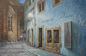 Herrenstraße 3, 2021, Öl auf Leinwand, 40 x 60 cm