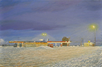 Keskastel, 2016, Öl auf Leinwand, 40 x 60 cm